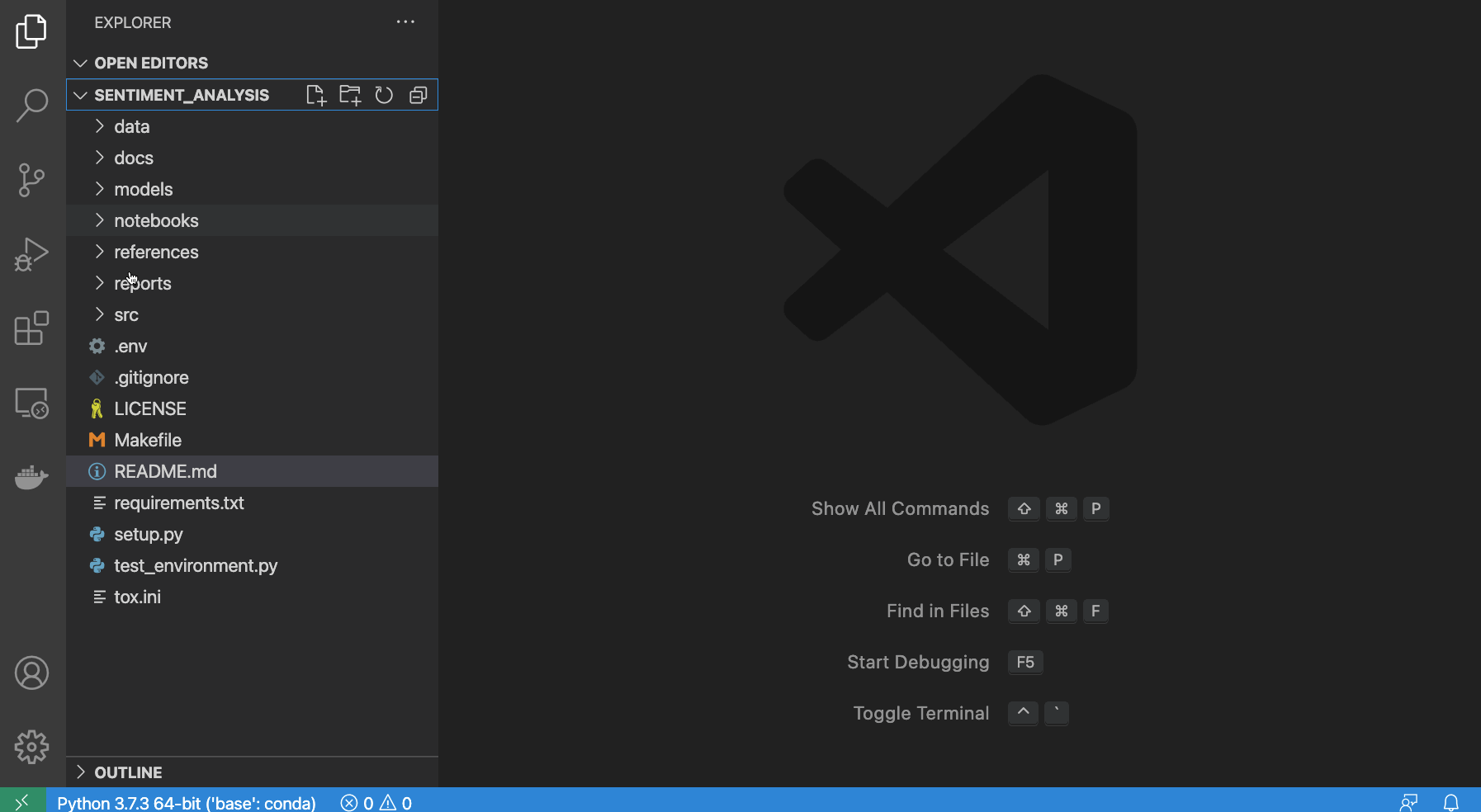 Pushing Code to Github via Visual Studio Code | Image by Author