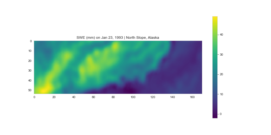 Plot of Our Study Area in Alaska (Created By Author)