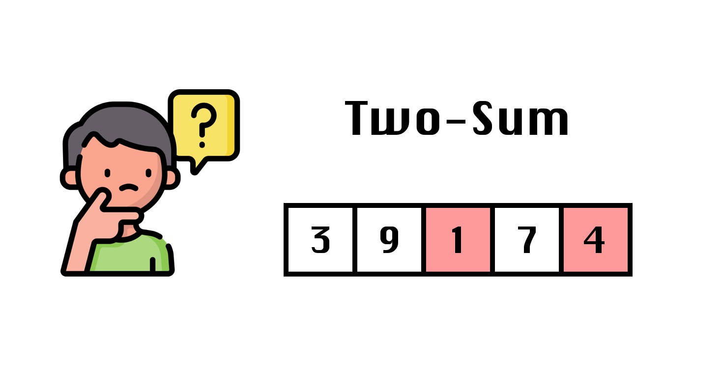 Figure 1. Two-Sum | Image by author | Icon