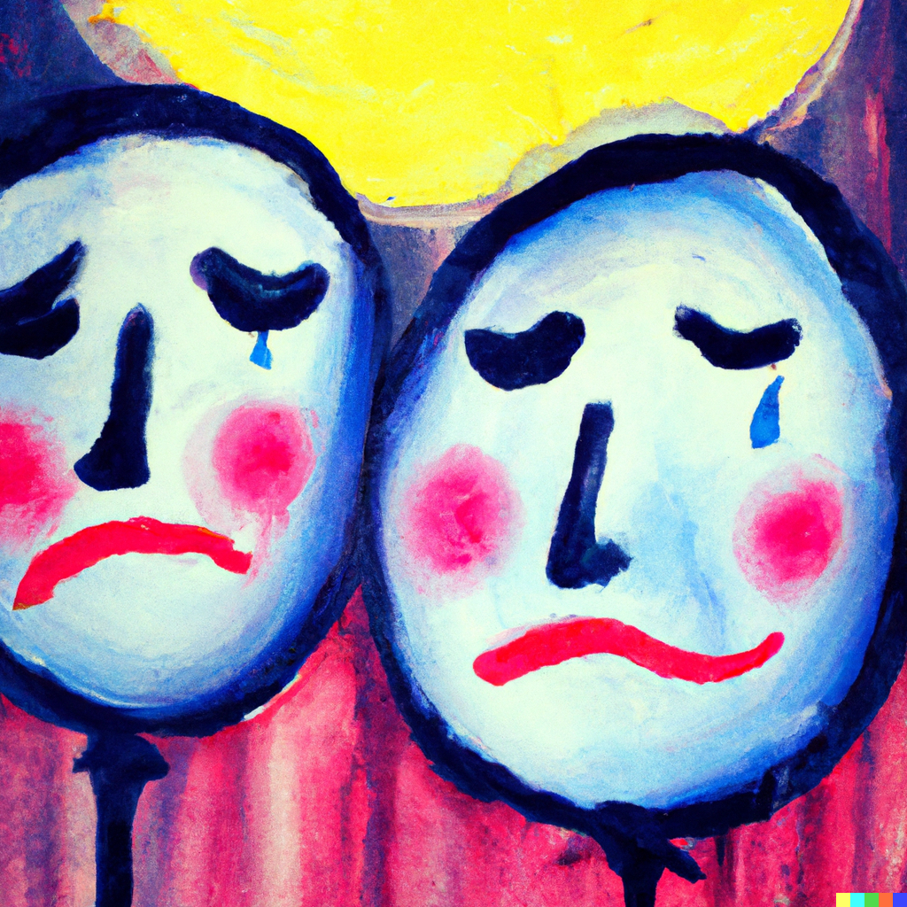 "A painting representing emotions". Image by the author, created with DALL-E.