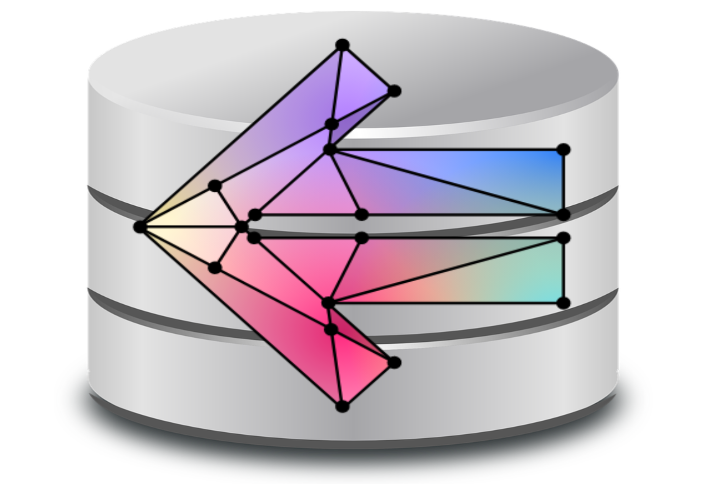 With [PyNeuraLogic](https://pyneuralogic.readthedocs.io/en/latest/advanced/database_deep_learning.html) framework you can write deep learning models that run directly on relational databases. (image adapted from Pixabay and PyNeuraLogic)