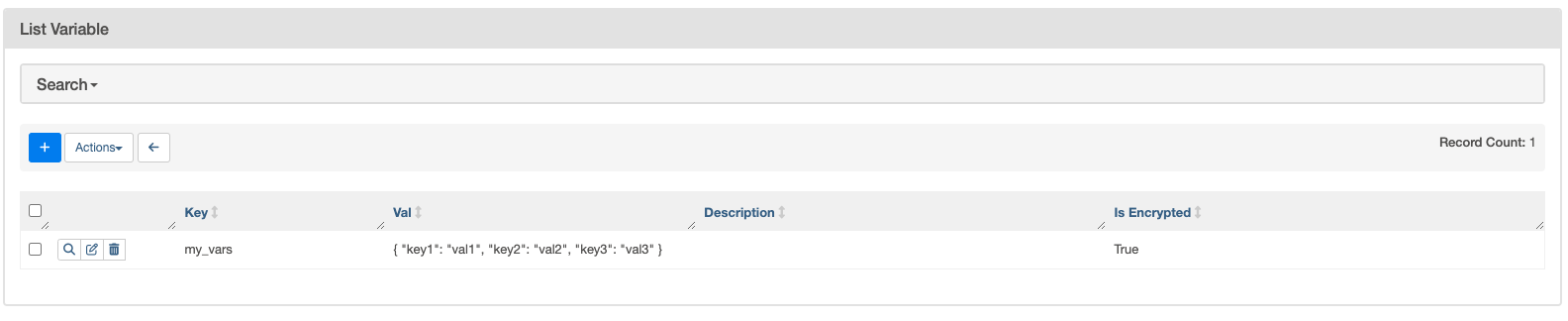 Creating a new JSON variable consisting of three key-value pairs - Source: Author