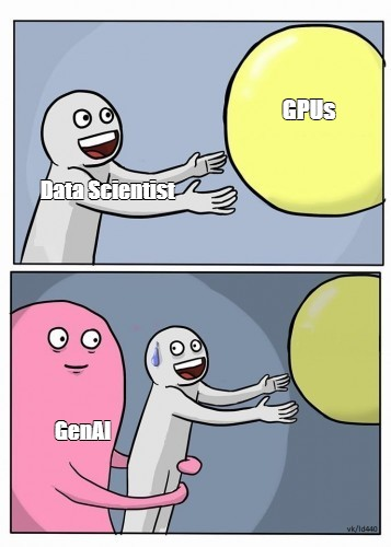 Meme depicting the "GPU shortage"