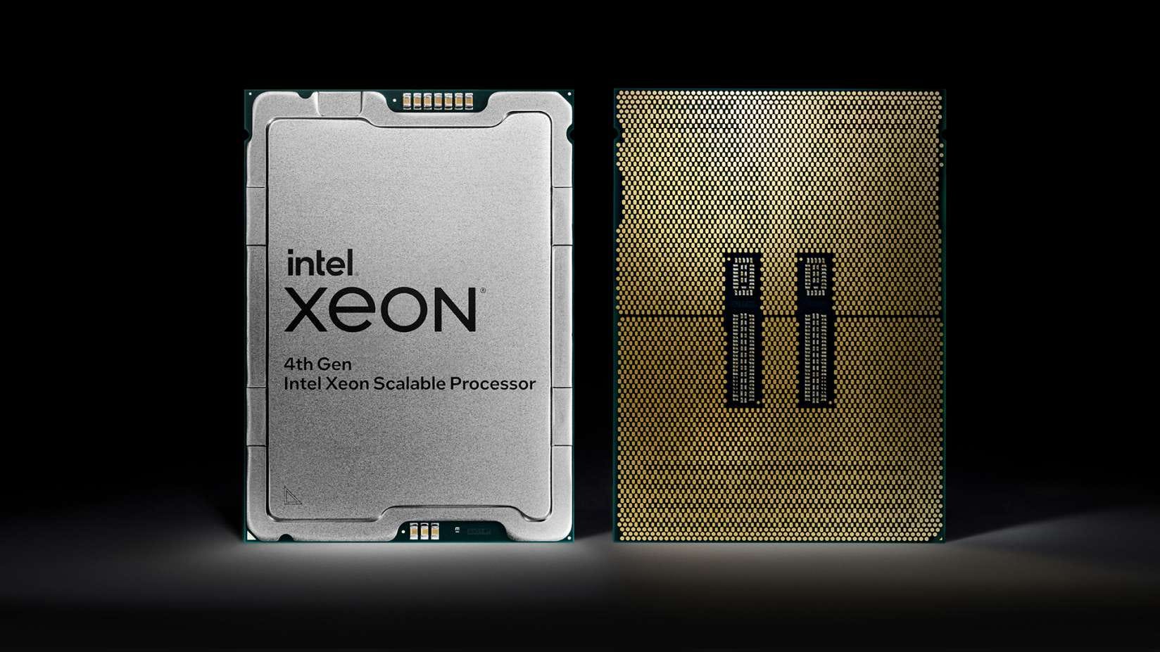 An image of an intel Xeon CPU. source, granted by intel's terms of use.