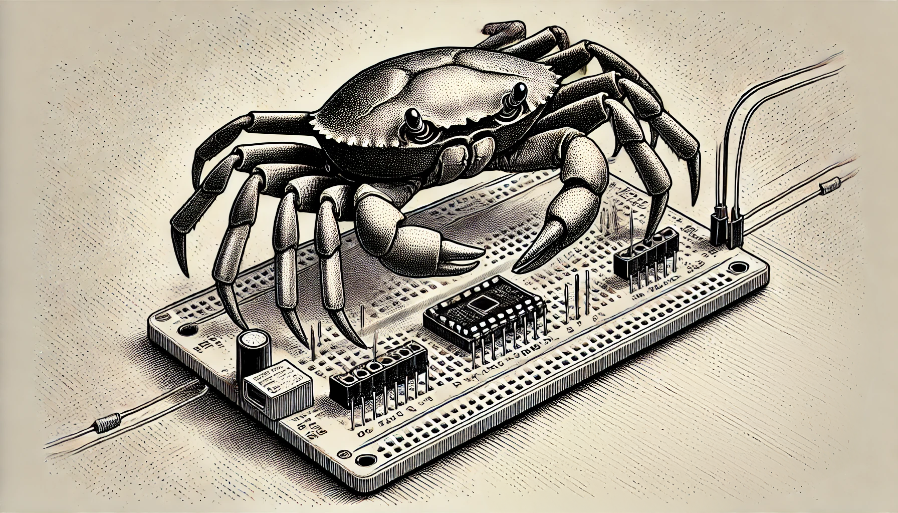 Rust Running on Embedded - Source: https://openai.com/dall-e-2/. All other figures from the author.