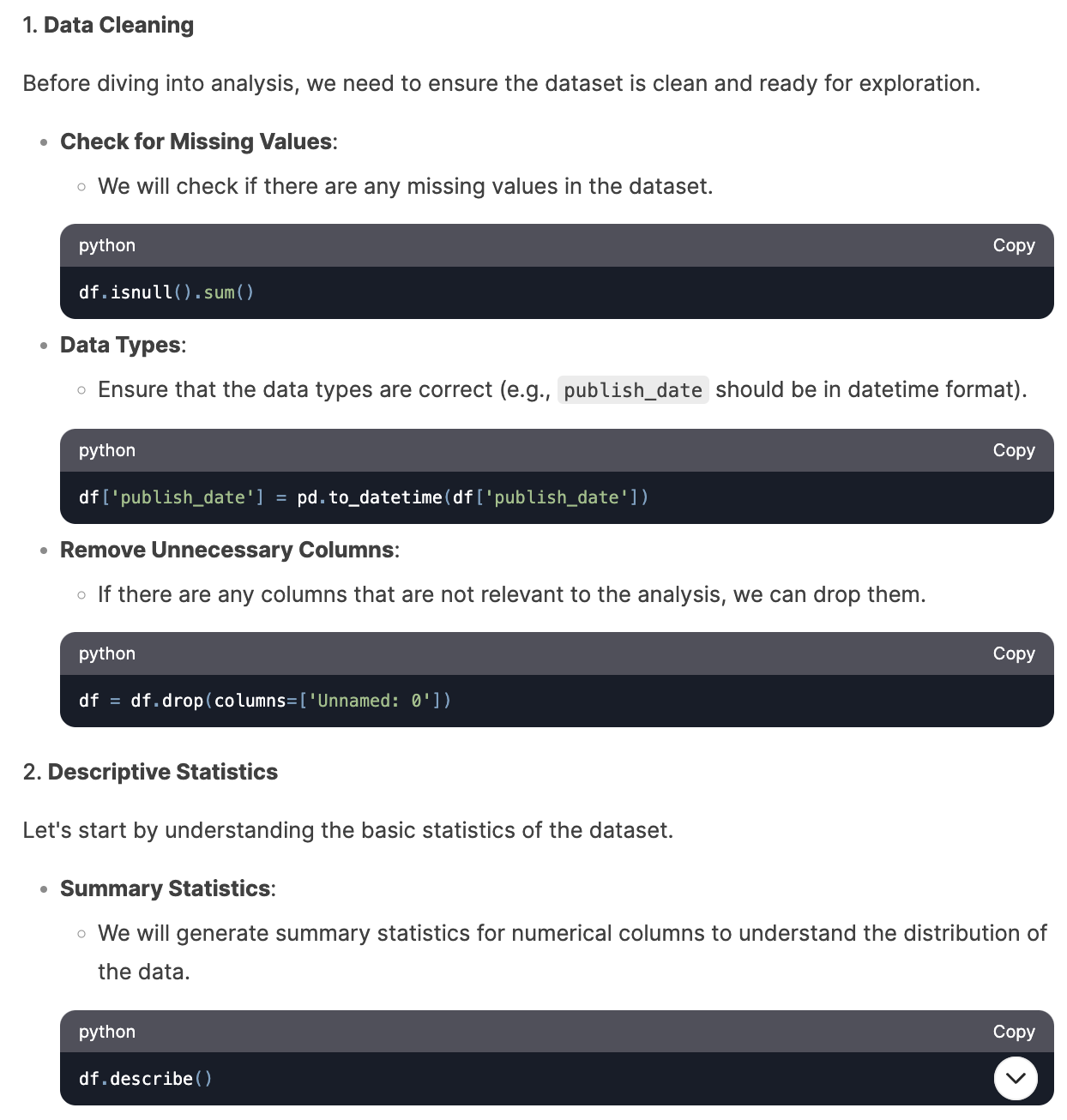 Data cleaning steps in DeepSeek (image by author)