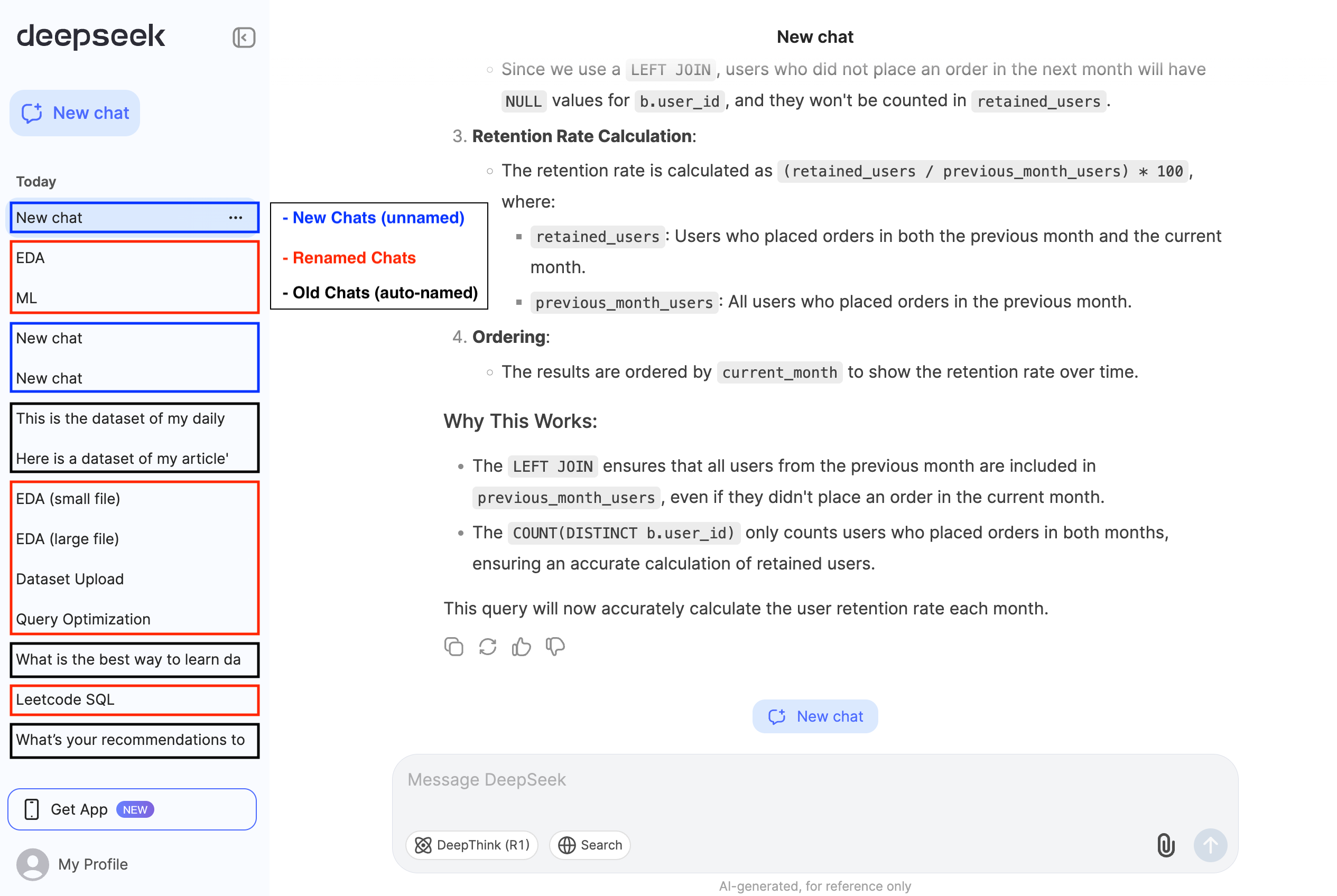 DeepSeek UI (image by author)